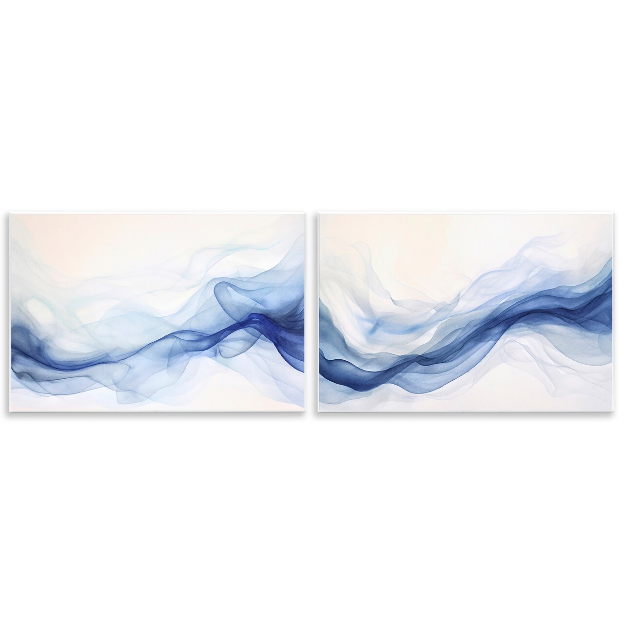 Stupell Industries Dreamy Indigo Mist 2pc Wall Plaque Set, design by Andrea Haase